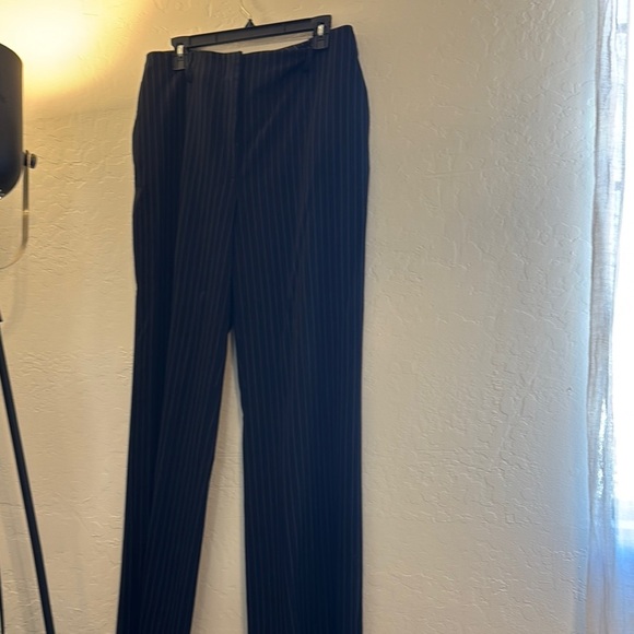 Tommy Hilfiger Blue and White Straight Leg Pants - NWOT - Picture 1 of 7